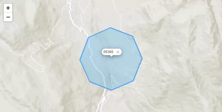 Mapa de la zona del código postal 06366 en José Sabogal, Cajamarca