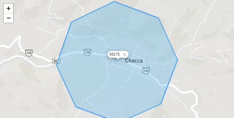 Mapa de Checca, capital de la provincia de Canas, Cuzco