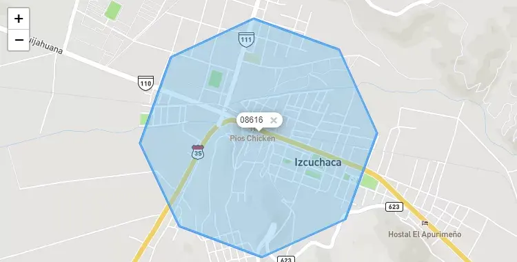 Mapa de Anta, capital de la provincia de Anta, Cuzco