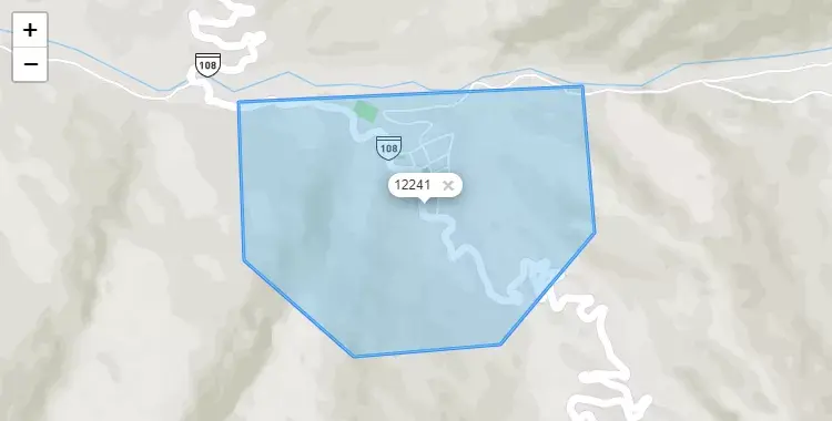 Mapa de la zona del código postal 12241 en San Domingo de Acobamba, Junín