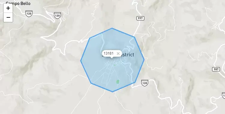 Mapa de Julcán, capital de la provincia de Julcan, La Libertad