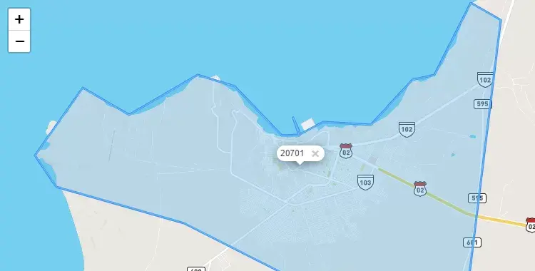 Mapa de Paita, capital de la provincia de Paita, Piura